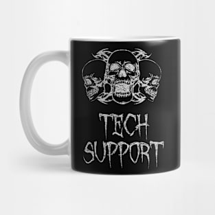 Tech Support Halloween Skulls Mug